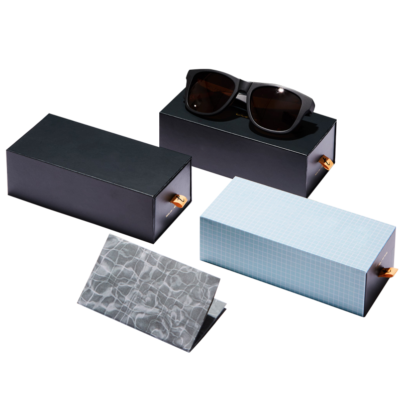 Rettangolo di alta qualità Personalizza Stampa logo Occhiali da sole Imballaggio Confezione da imballaggio Cartone regalo all\'ingrosso occhiali da sole Box Style Style